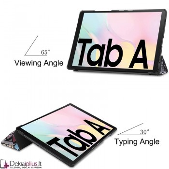 Dirbtinės odos atverčiamas dėklas planšetei - graffiti (Samsung Tab A7 10.4 (2020) Dirbtinės odos atverčiamas dėklas planšetei - graffiti (Samsung Tab A7 10.4 (2020)